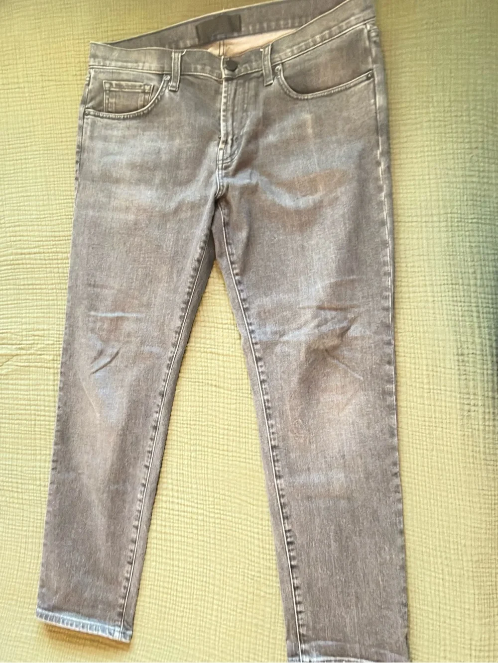 J Brand Men's Washed Gray Skinny Jeans